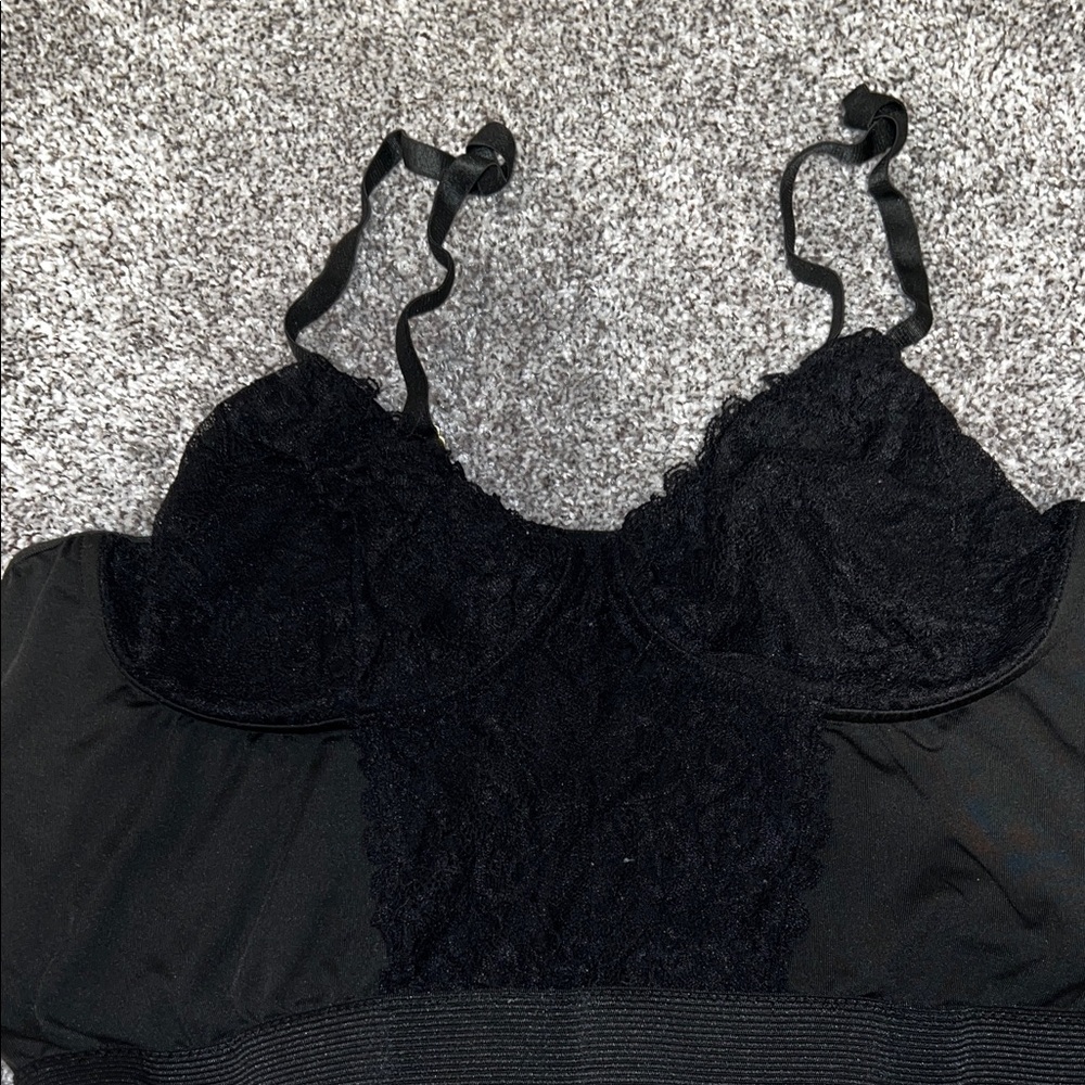 Elegant Black Lace Bralette